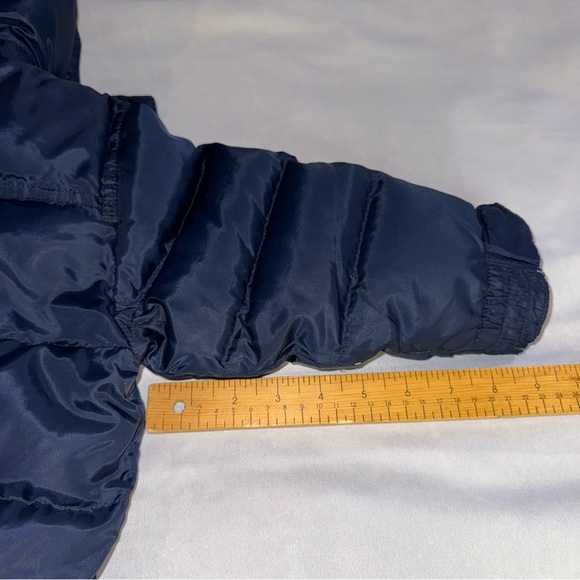 Baby GAP Jacket Kids Navy Puffer Winter Coat Down Filled Sz 3 Years - Picture 11 of 15